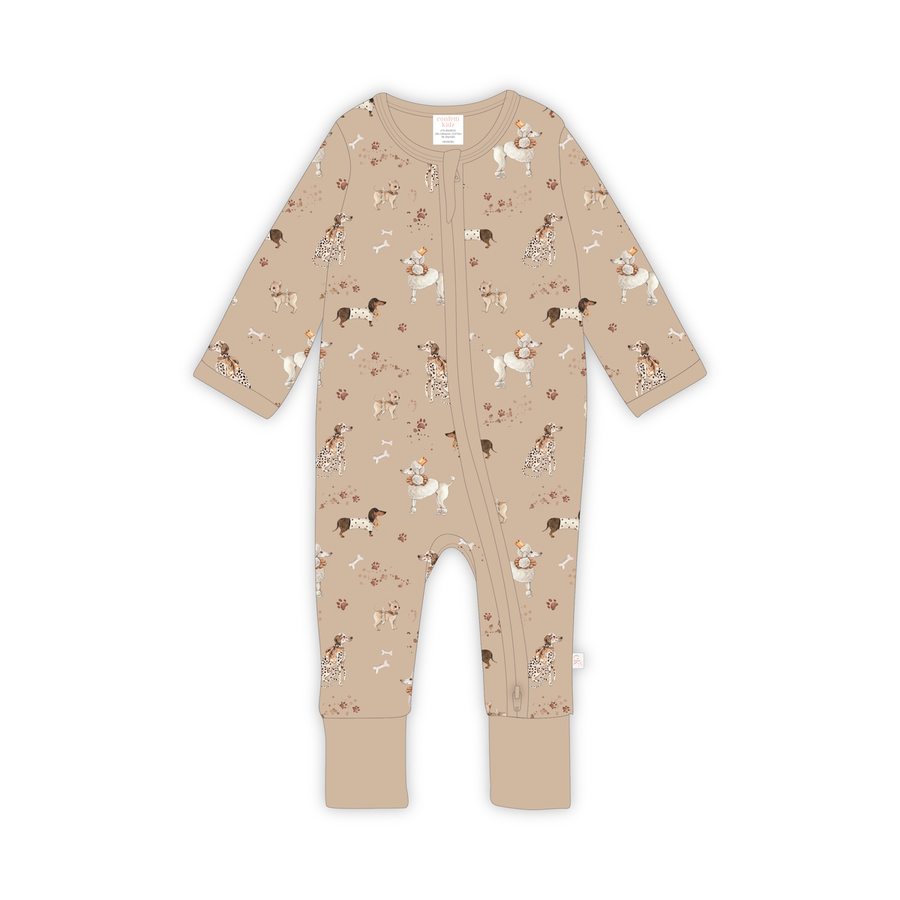 Show Pups Bamboo Zipsuit - Confetti Kidz
