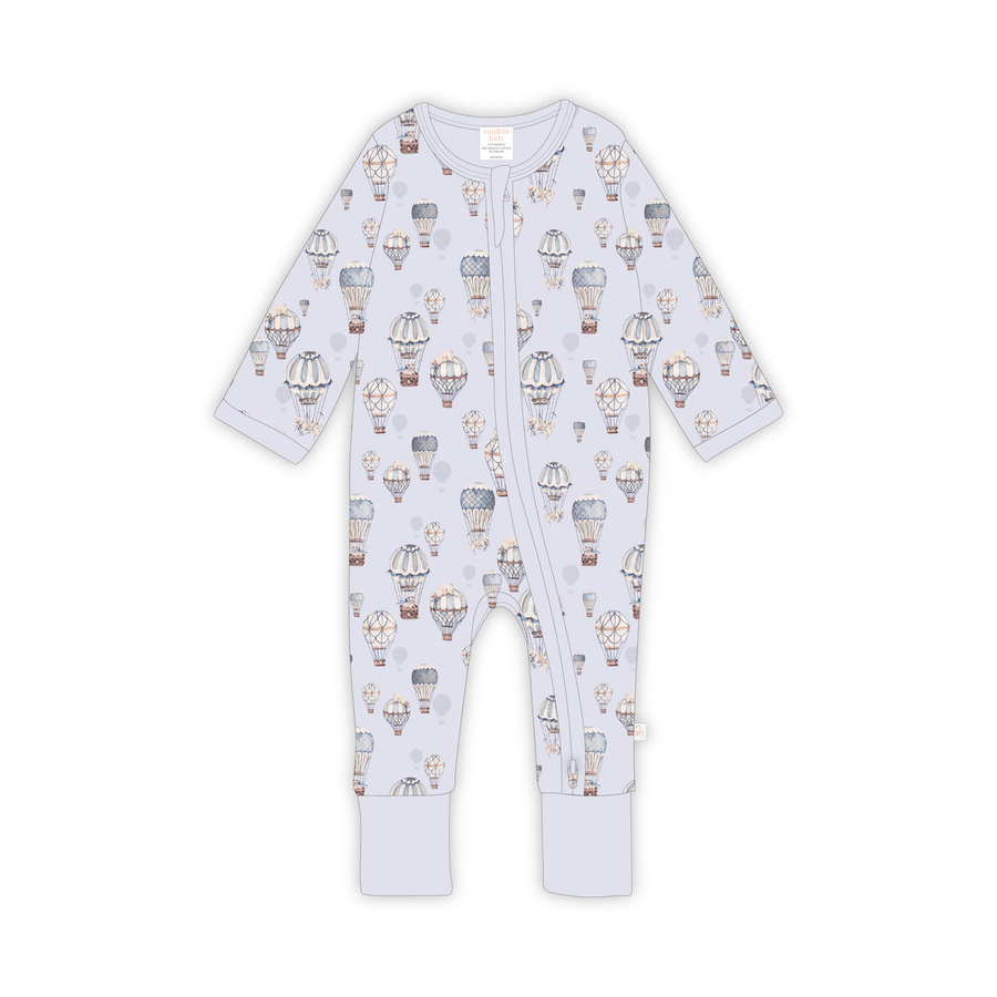 Dreamy Sheep Bamboo Zipsuit - Confetti Kidz