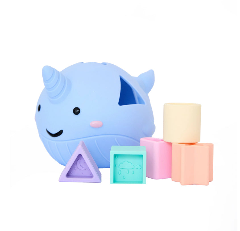 Jellystone Narwhal Shape Sorter