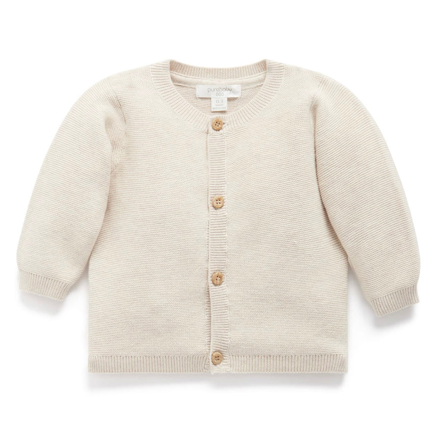 Purebaby Premmie Textured Cardigan