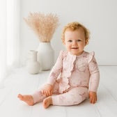 Whimsical Whale Bamboo Zipsuit - Confetti Kidz