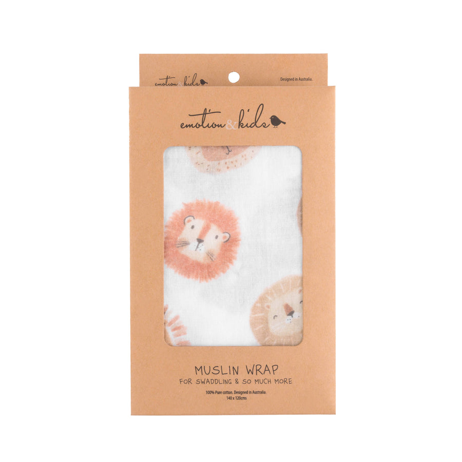 Lions Muslin Wrap/Swaddle