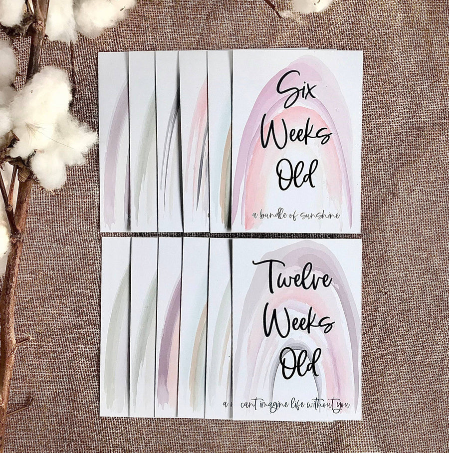 Baby Milestone Cards