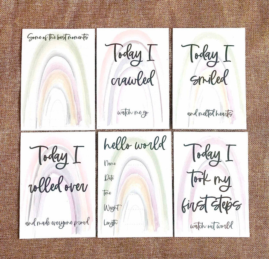 Baby Milestone Cards