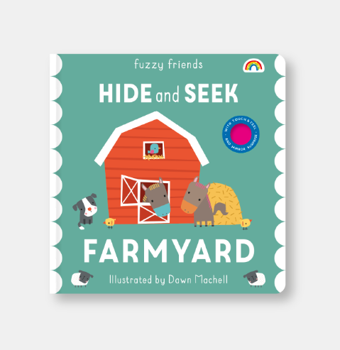 Hide and Seek Farm Yard Book -  Fuzzy Friends