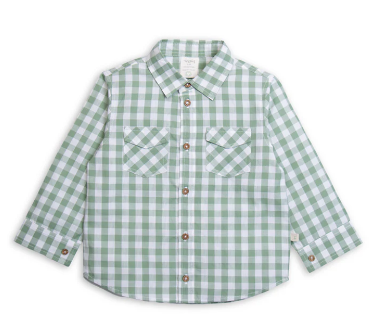 Tiny Twig - Cambric Gingham Shirt