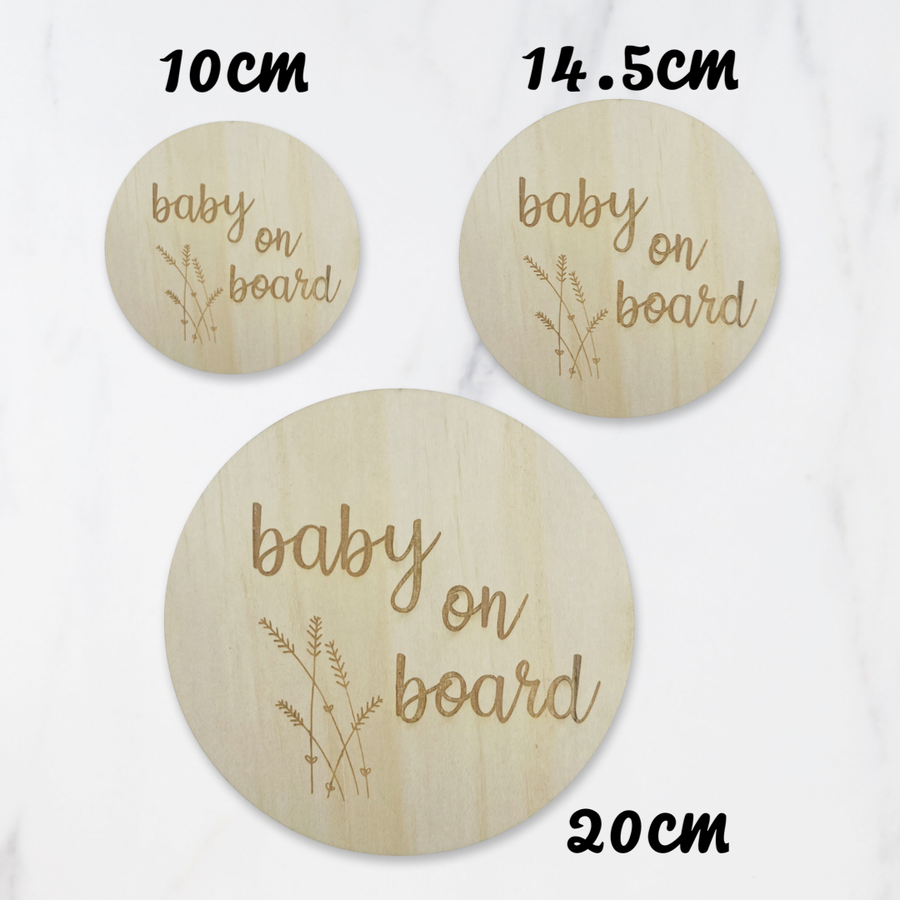 Baby on Board Botanical