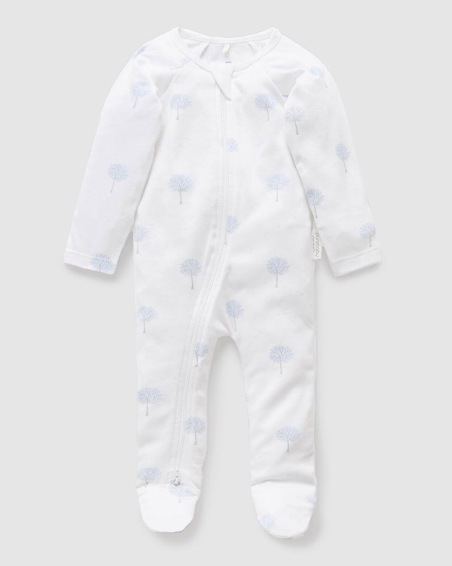 Purebaby Premmie Zip Growsuit