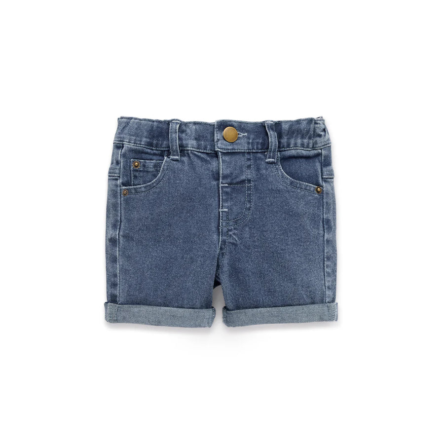 Dark Denim Shorts