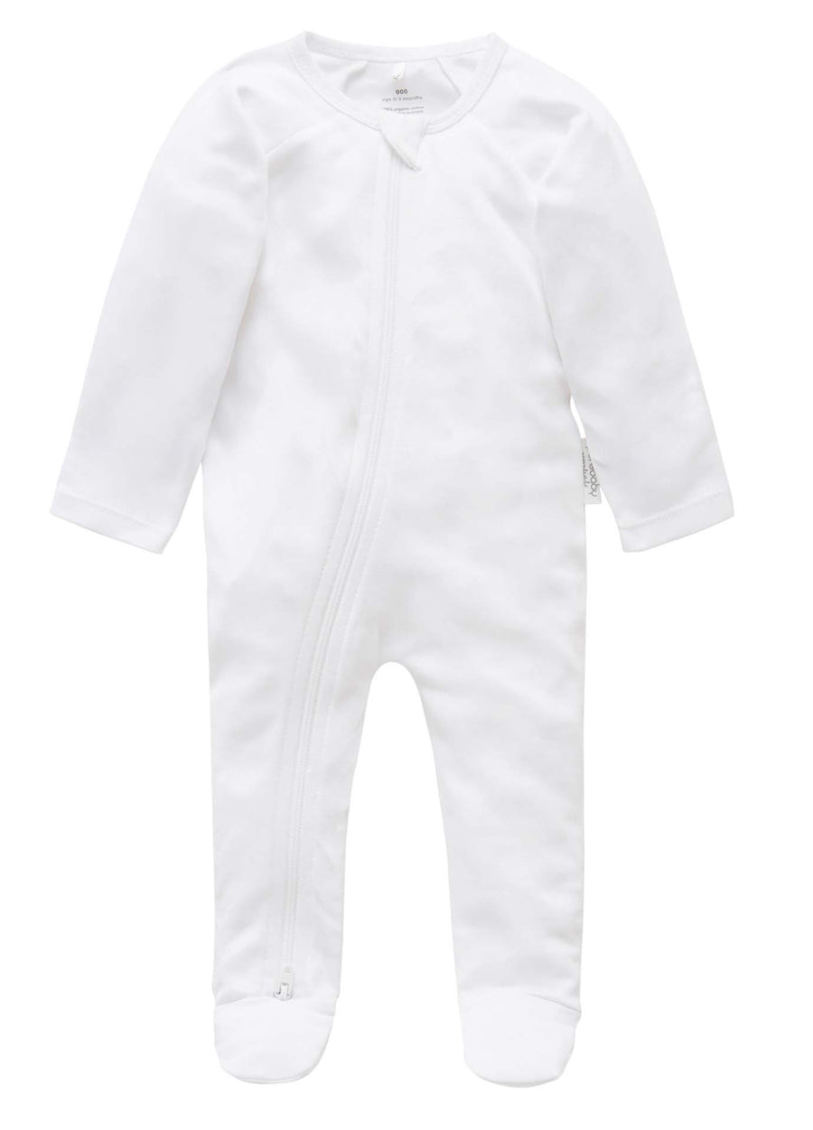 Purebaby Premmie Zip Growsuit