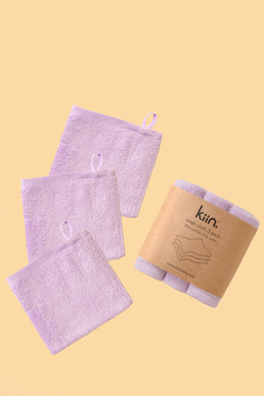 Kiin Wash Cloths 3 Pack