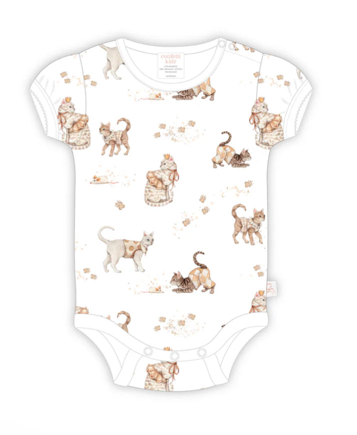Royal Whiskers Bamboo Bodysuit - Confetti Kidz