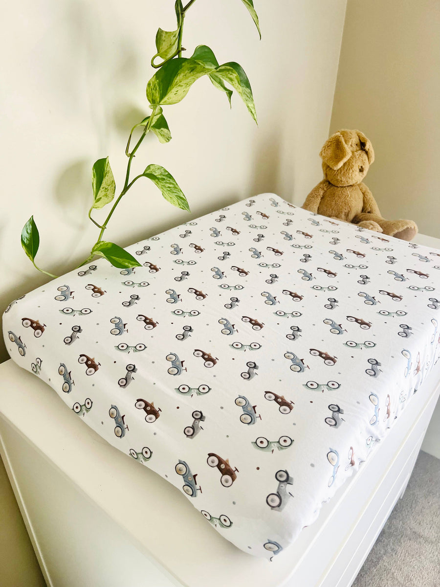 Mini & Me Bassinet Sheet Cars