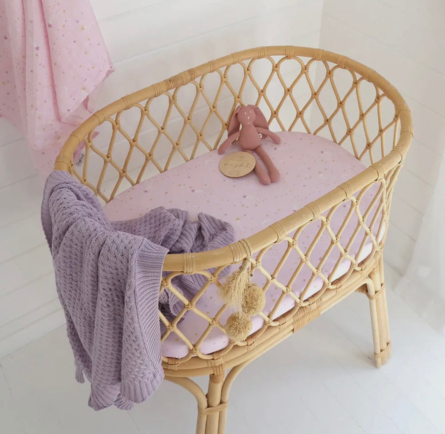 Snuggle Hunny Bassinet Sheet / Change Pad Cover