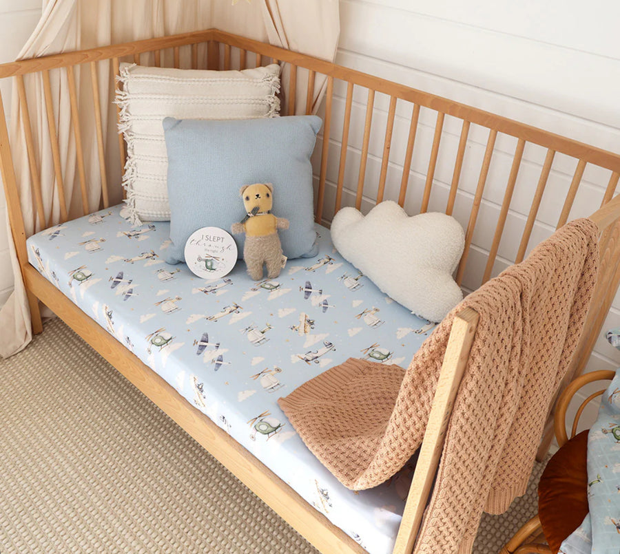 Snuggle Hunny Fitted Cot Sheet