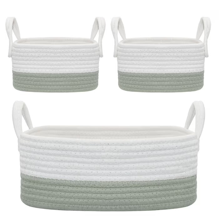 Living Textiles 3 piece storage baskets