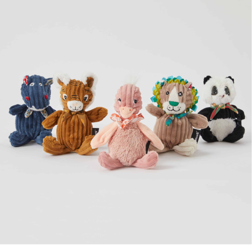 Les Deglingos small soft toys