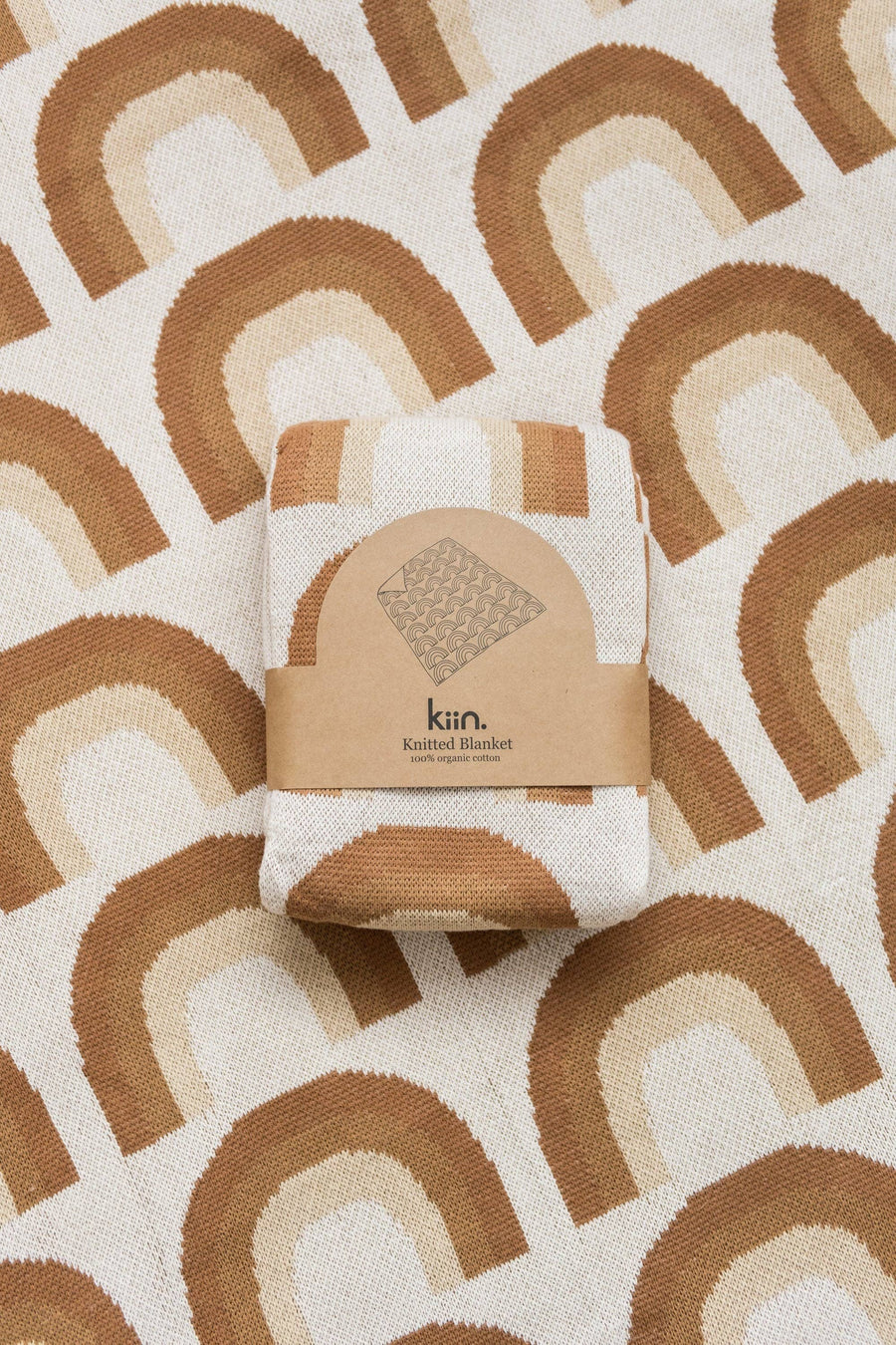 Kiin Organic Cotton Knitted Blanket