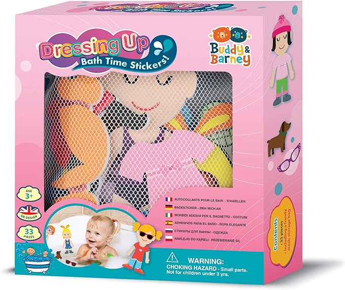 Dressing Up Bath Time Stickers