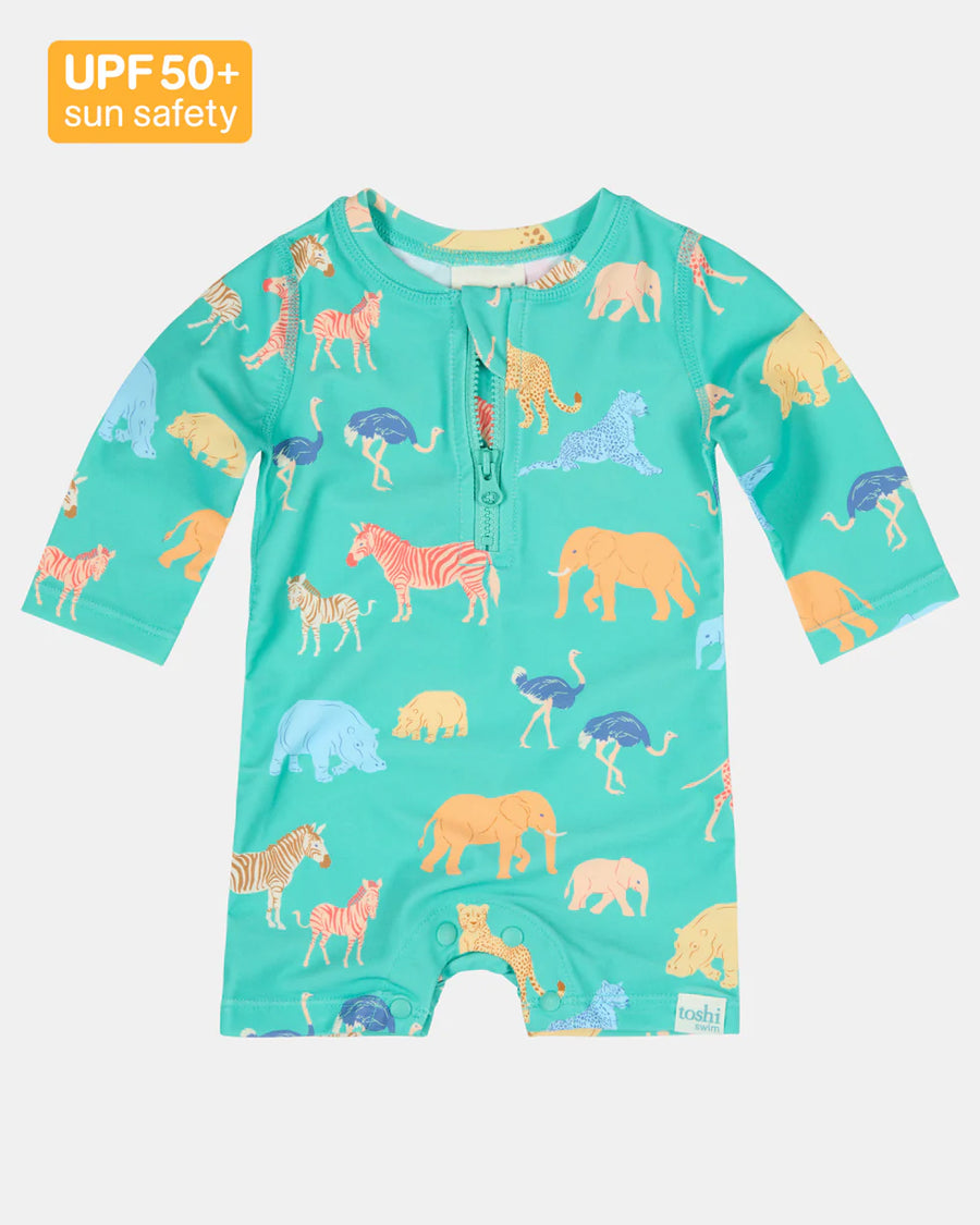 Toshi Swim Onesie L/S Splash