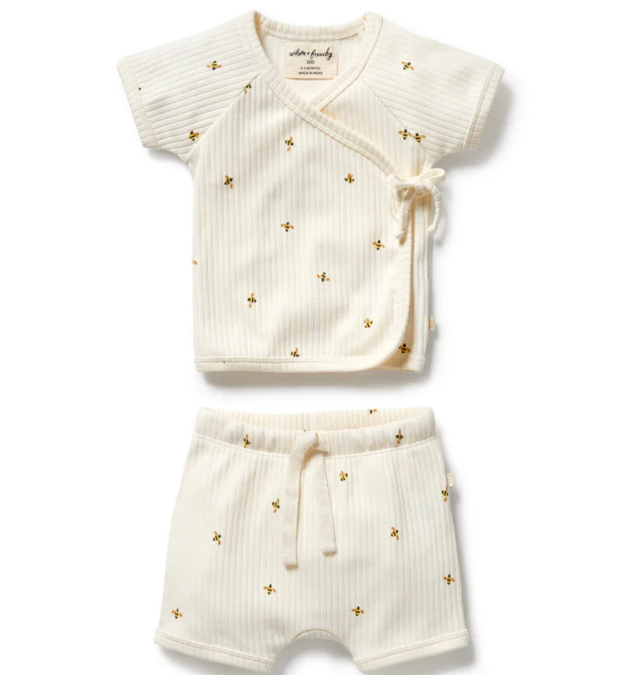 Wilson and Frenchy - Bee Mine Organic Kimono Set