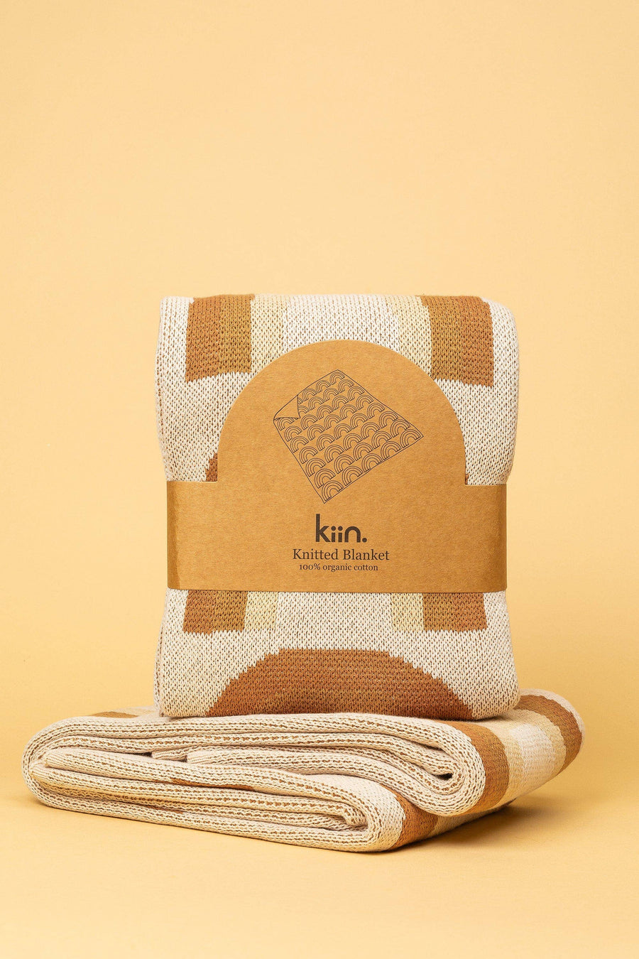 Kiin Organic Cotton Knitted Blanket