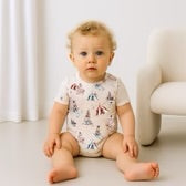 Circus Bunnies Bamboo Bodysuit - Confetti Kidz