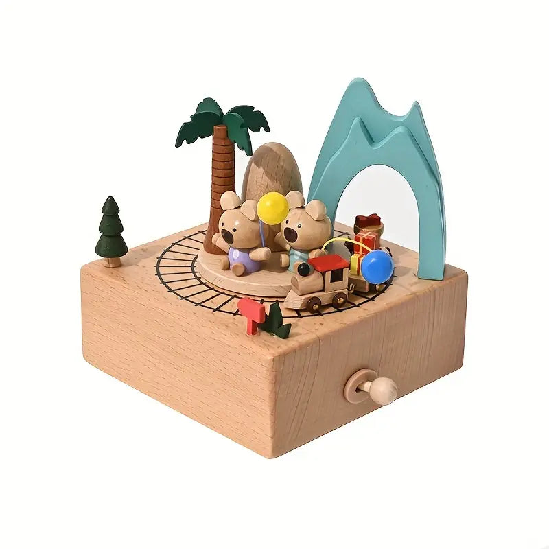 Music Box -Teddy Island with Train