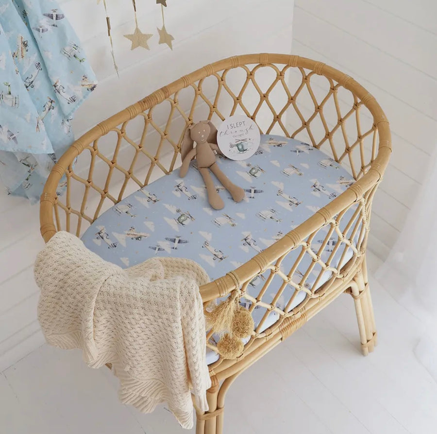 Snuggle Hunny Bassinet Sheet / Change Pad Cover