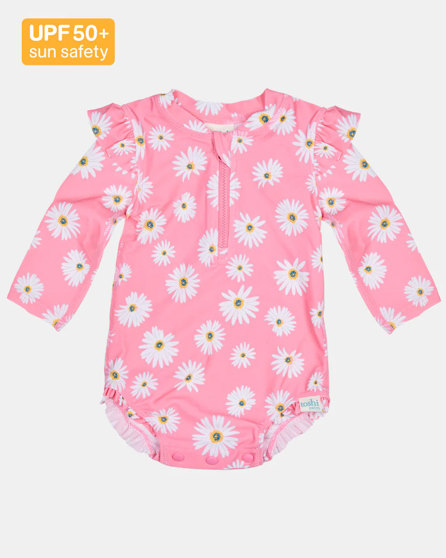 Swim Onesie L/S Ripple