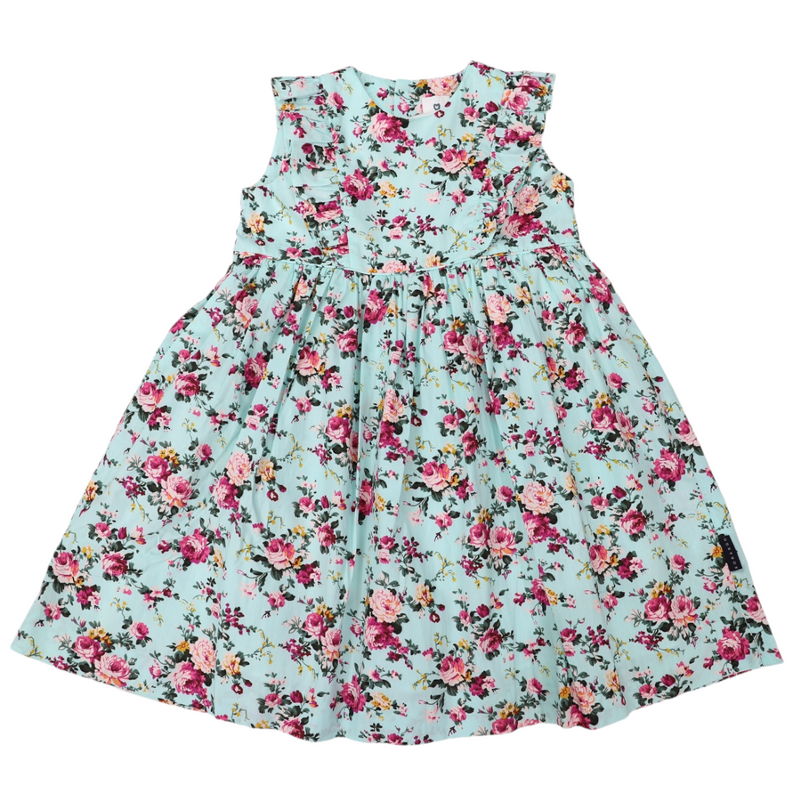 Korango - Floral Dress with Frill