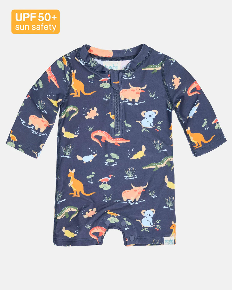 Toshi Swim Onesie L/S Splash