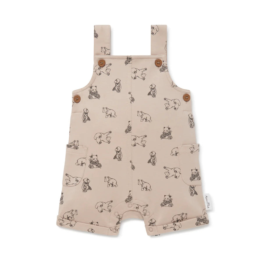 Aster and Oak - Bear Print Overall