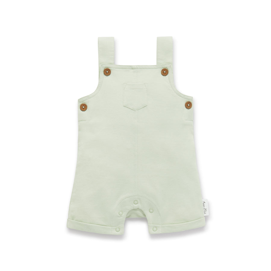 Aster and Oak Sage Chambray Overalls