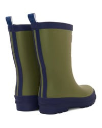 Classic Kids Rain Boot- Forest Green Matte