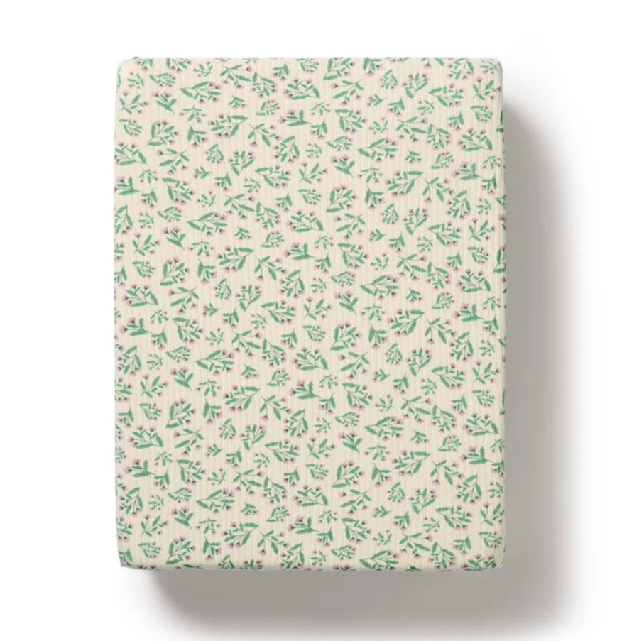 Wilson and Frenchy Periwinkle Organic Jersey Cot Sheet