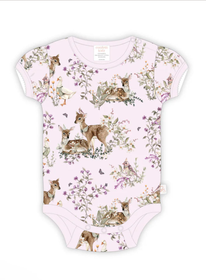 Enchanted Gardens Bamboo Bodysuit - Confetti Kidz
