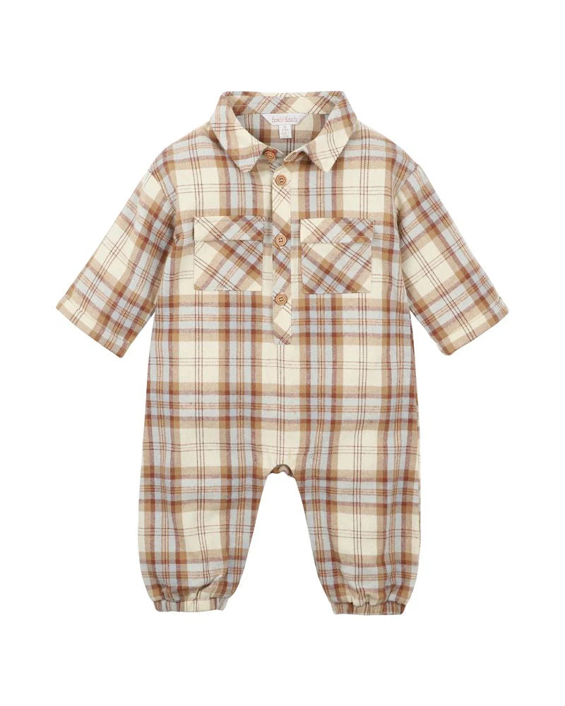 Fox and Finch -  Nevada Check Shirt Romper