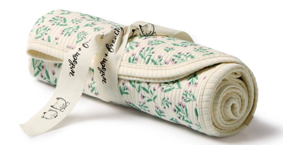 Wilson and Frenchy Periwinkle Organic Bunny Rug