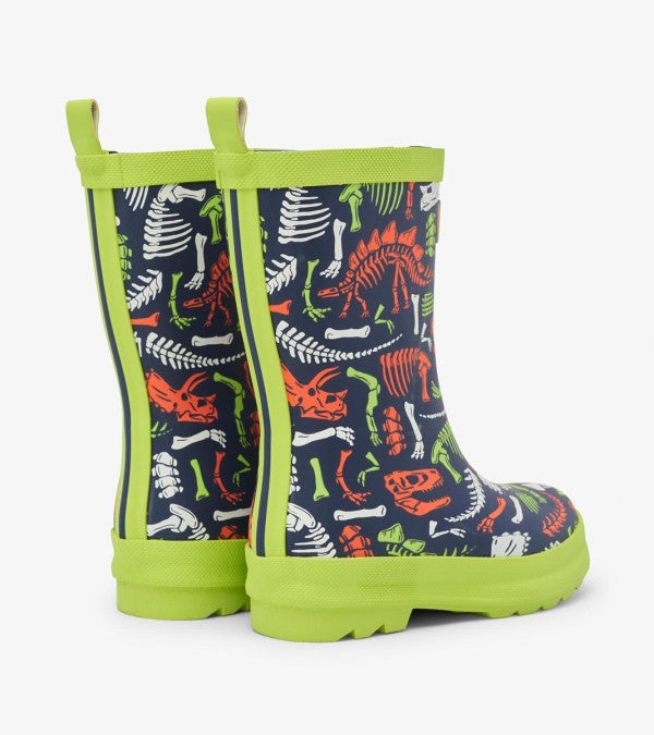 Classic Kids Rain Boot -Dino Fossils