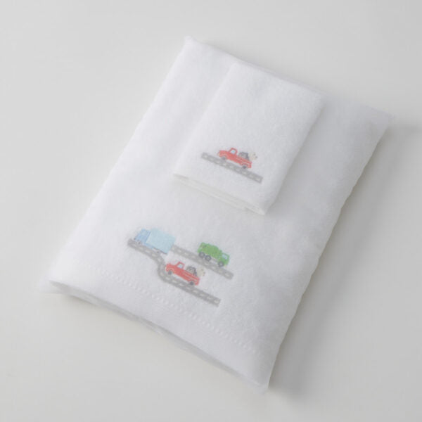 Jiggle & Giggle - Baby Bath Towel & Washer Gift Set