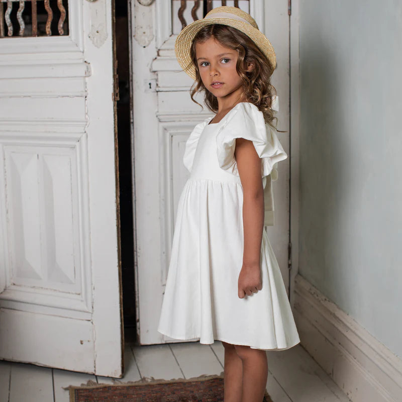 Designer Kidz -  Grace Tie Back Dress