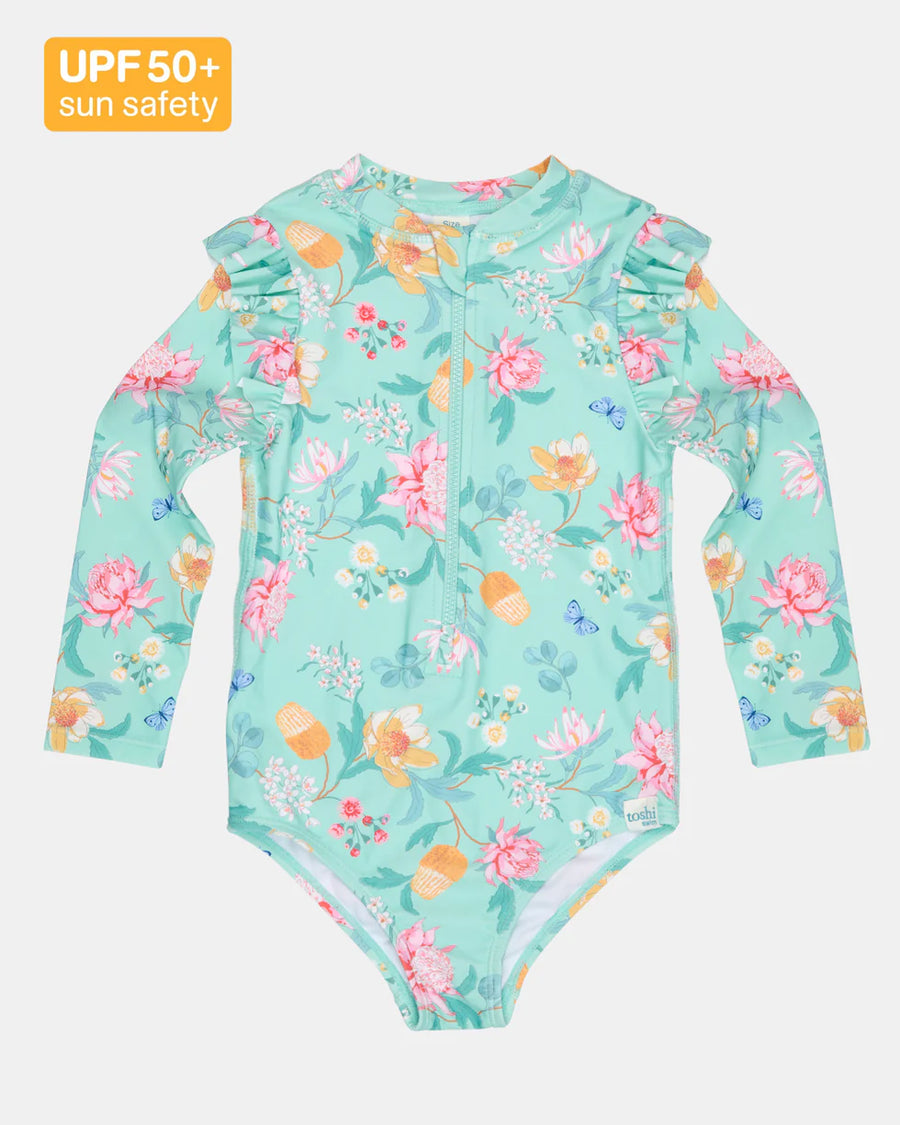 Swim Bodysuit L/S Ripple