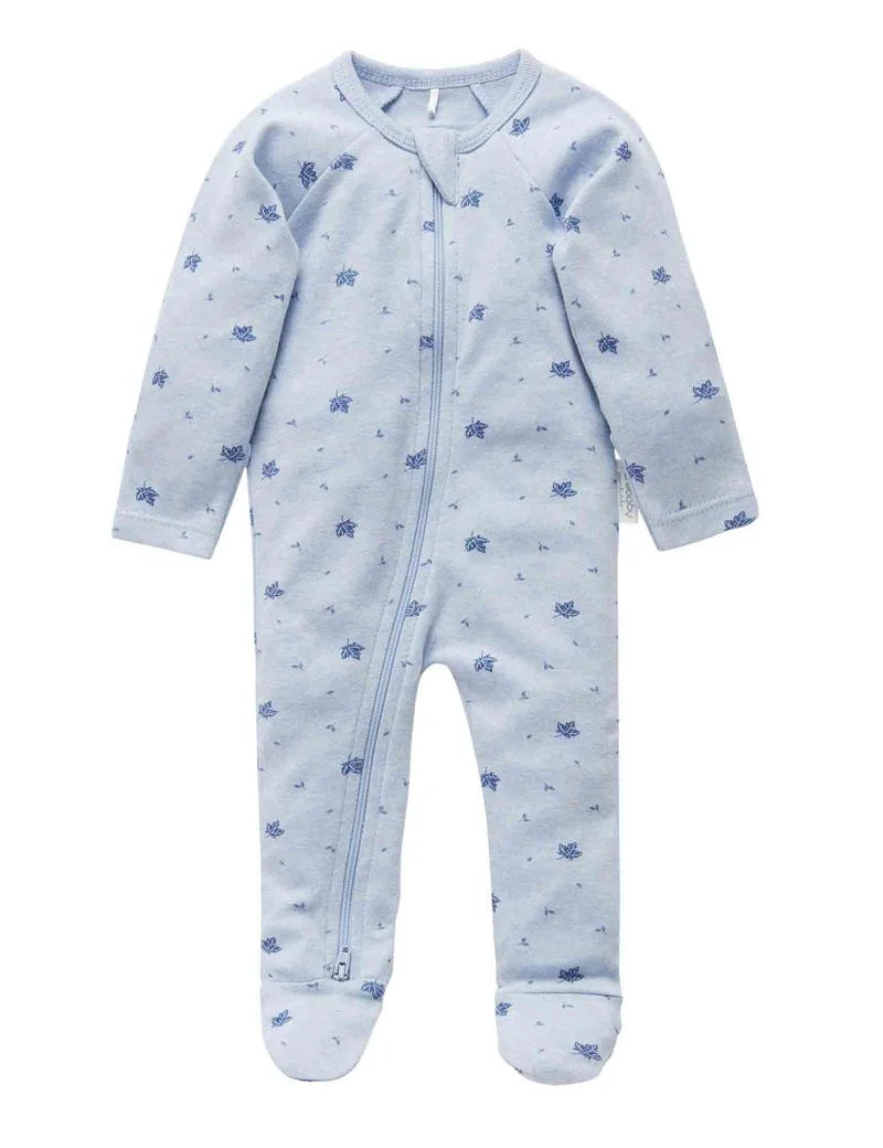 Purebaby Premmie Zip Growsuit
