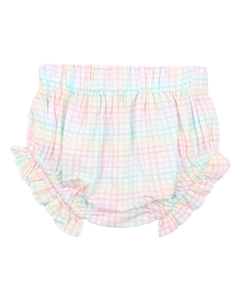 Fox and Finch Candy Blossom Check Short