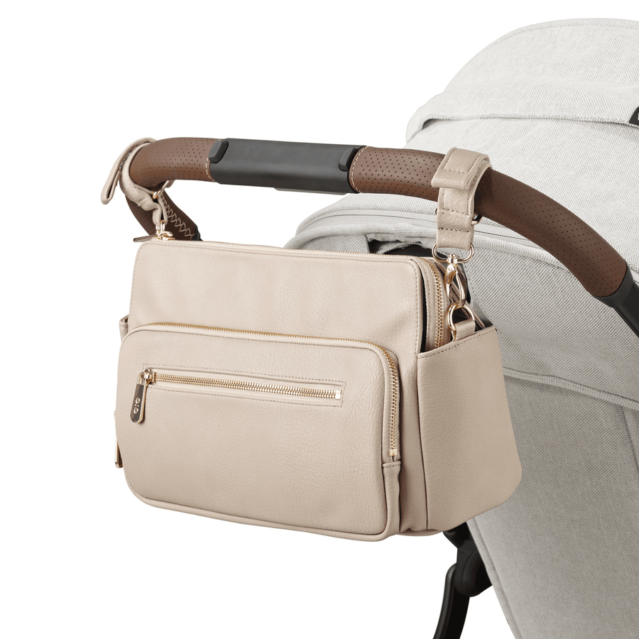 Oioi Multitasker Pram Caddy - Vegan Leather