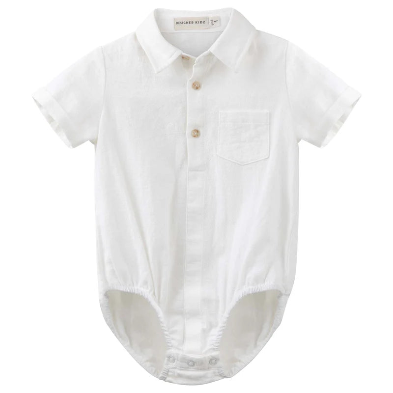 Designer Kidz  Archie Short Sleeve Romper