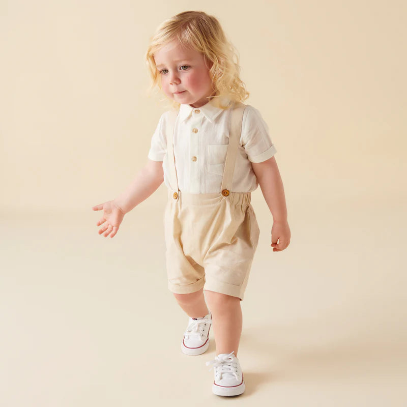 Designer Kidz  Archie Short Sleeve Romper