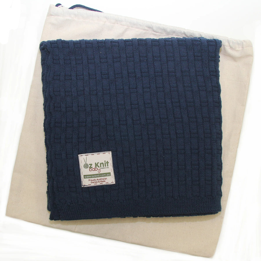 Oz Knit Baby Bamboo Stitch Blanket