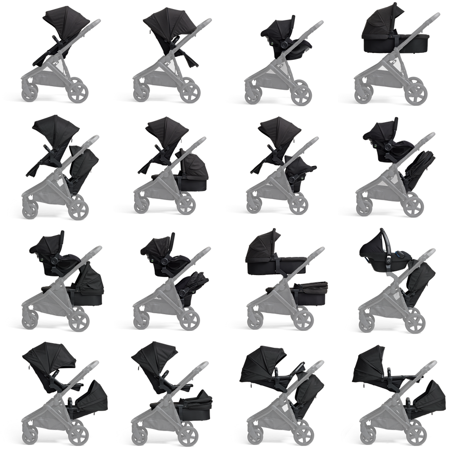 Edwards and Co - Olive Double Pram CLEARANCE